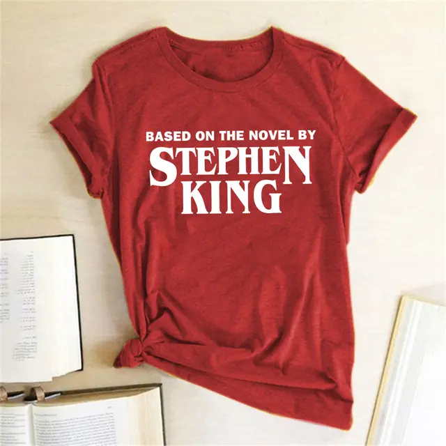 Women Short Sleeved T Shirt With Letter Print Bottoming Shirt Red - Shop at LoveMi