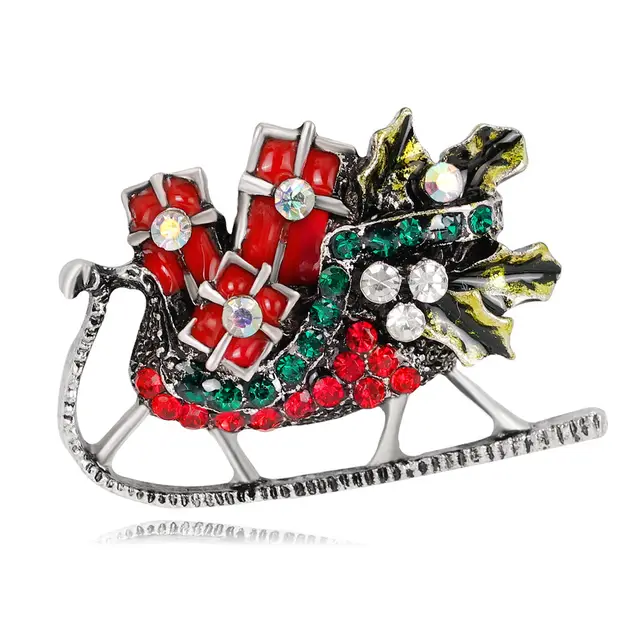 Christmas Brooch Christmas Tree, Santa Claus Brooch 3 Style - Shop at LoveMi