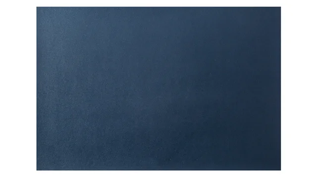 Placemat Leather West Waterproof Oilproof Anti slip Mat Anti scald And Heat Insulation Navy Blue - Shop at LoveMi