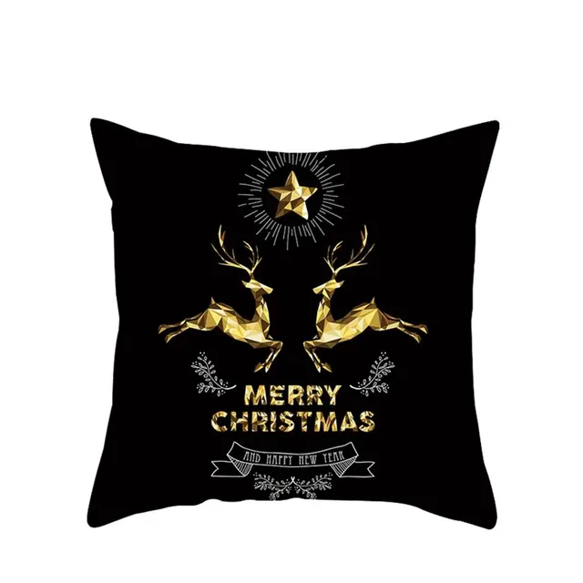 Modern New Polyester Pillowcase Lattice Deer Christmas Gift Without Pillow Core 15 Style - Shop at LoveMi