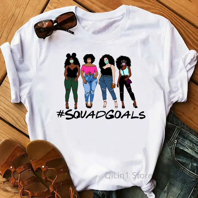God Says You Are Black Girl Print Short sleeved T shirt - Shop at LoveMi