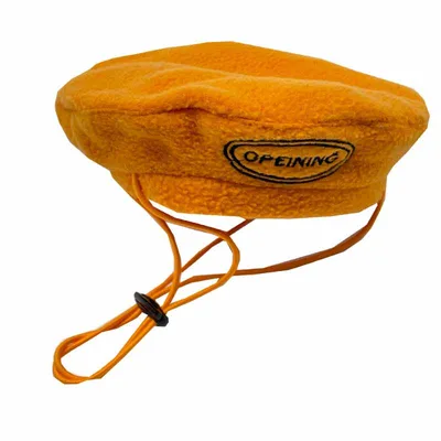 Pure Color Simple Pet Dog With Beret Orange - Shop at LoveMi