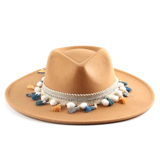 New European And American Fashion Ladies Top Hat Brown - Shop at LoveMi