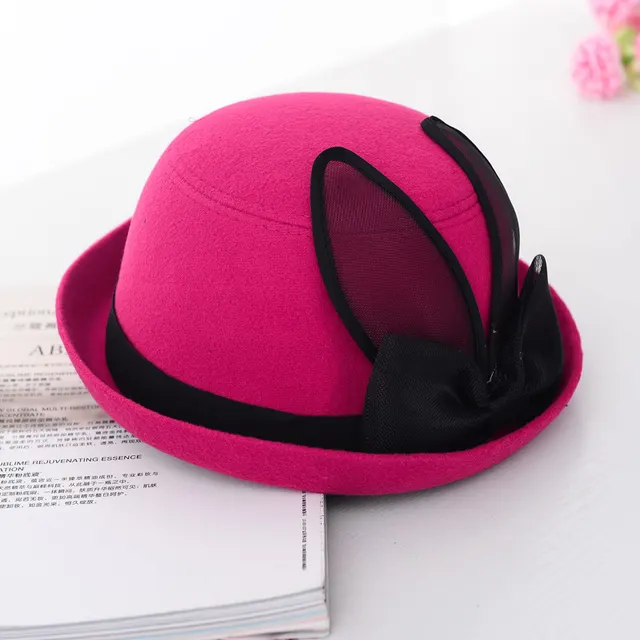 British Style Woolen Hat Trend Autumn And Winter All match Light Purple - Shop at LoveMi