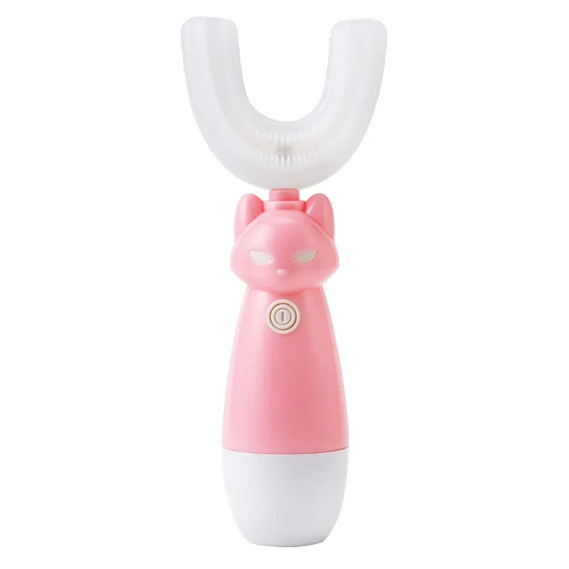 Children's Electric Toothbrushing And Cleansing Artifact Pink - Shop at LoveMi