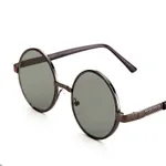 Gun Gray Frame Round Gray Film