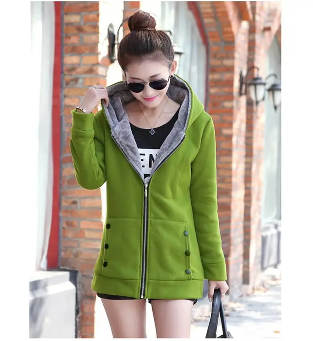Plus Size Cardigan Sweater Coat Women Green - Shop at LoveMi
