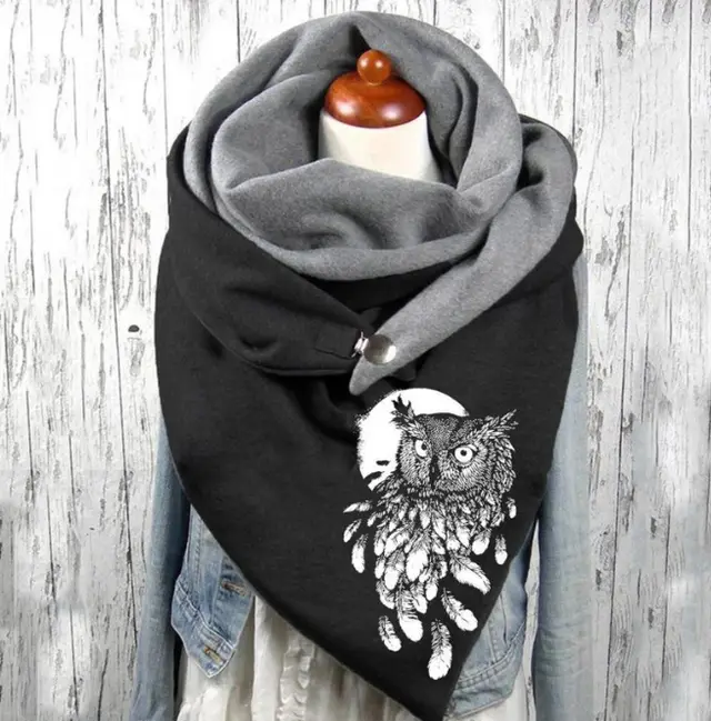 Cotton Malaysia Thermal Button Headband Scarf Style0914 - Shop at LoveMi