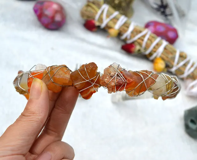Hair Band Bohemian Style White K Hair Band Tail Comb Agate - Shop at LoveMi