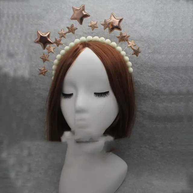 Fashion Diy Lolita Headdress Madonna Crown Material Package Stage Nightclub Show - Shop at LoveMi