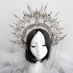 Virgin Crown Crown Material Pack Christmas Birthday Catwalk Headdress - A7