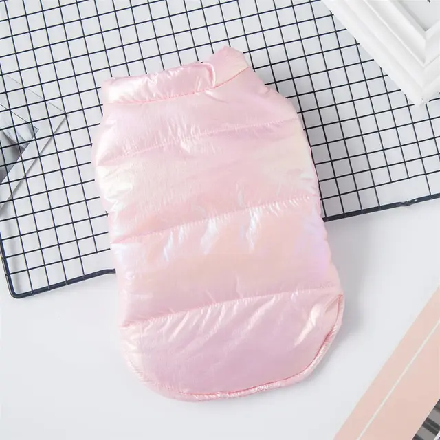 Pet Clothes For Small Dogs Waterproof Puppy Pet Jacket Winter Warm Vest Dog Coat Clothing For Chihuahua French Bulldog Pet Clothes For Small Dogs W... Pink - Shop at LoveMi