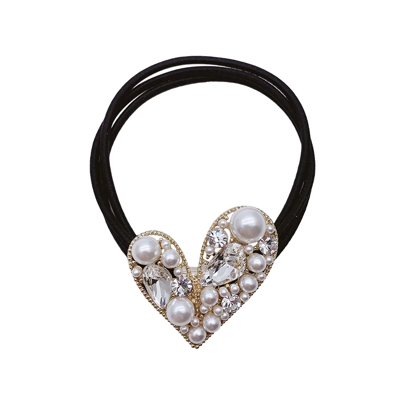 Hair Ring Rubber Band Female Tie Head New Head Rope Female - Silver