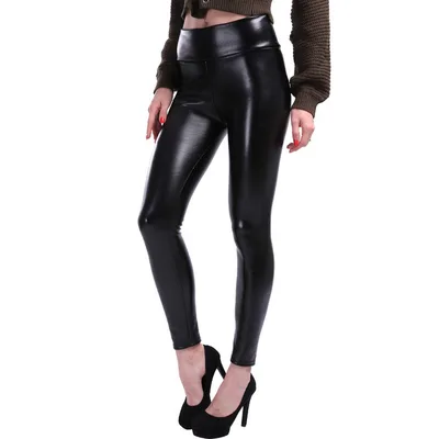 Leather Pants Leggings Plus Velvet Thickened Was Thin And High Waist Thin Style - Shop at LoveMi
