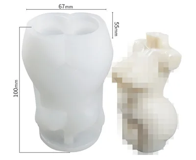Human Body Silicone Simulation Portrait Mold Fat Women - Shop at LoveMi