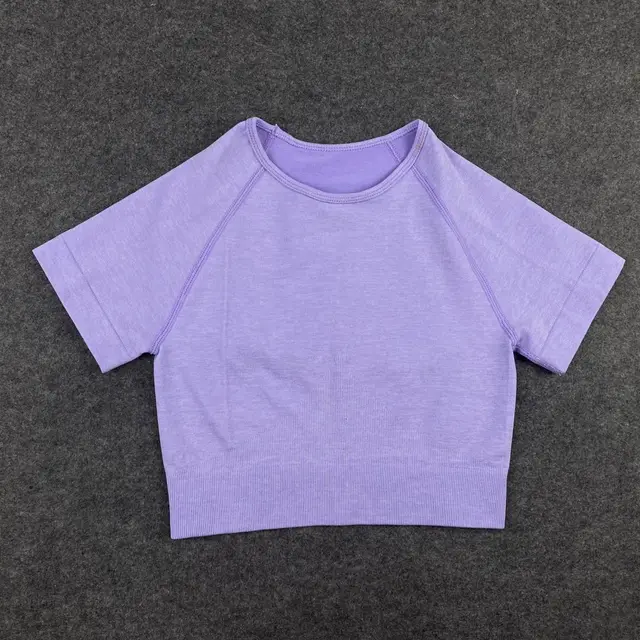 Women Quick Drying Breathable Training Running Fitness Yoga Clothes Purple - Shop at LoveMi