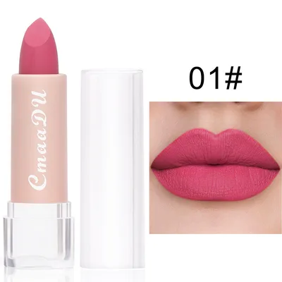 CmaaDu15 Color Matte Moisturizing Lipstick Waterproof Matte Lip Gloss - Shop at LoveMi