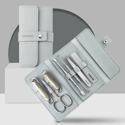 Stainless Steel Anti splash Nail Clippers Nail Clippers Household Care Tool Set Grey - Shop at LoveMi