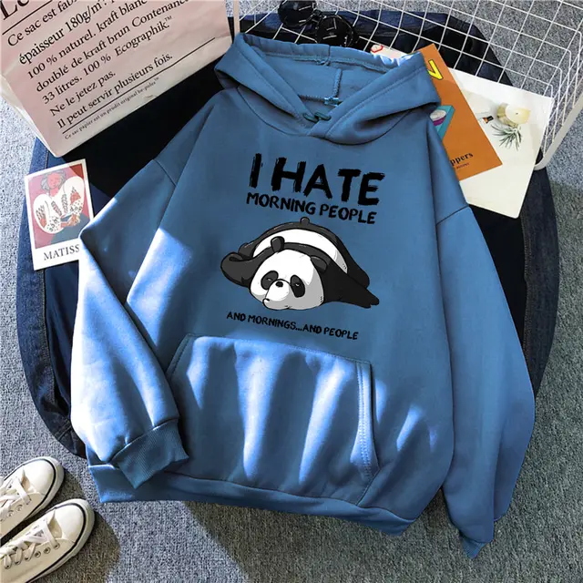 Plush Hooded Sweater Coat Plus Size Hoodie Haze Blue - Shop at LoveMi