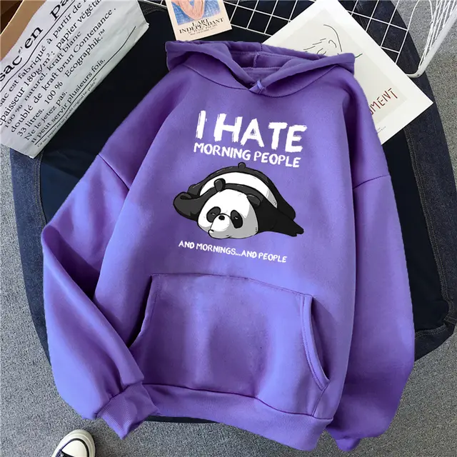 Plush Hooded Sweater Coat Plus Size Hoodie Purple - Shop at LoveMi