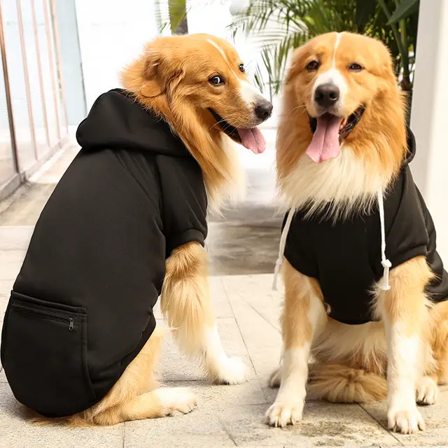 Fashion Pet Dog Simple Zipper Pocket Sweater Black - Shop at LoveMi