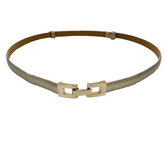 Simple Decoration Lengthened Fashion Dress With Belt Gold - Shop at LoveMi