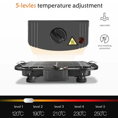 European Standard Spot Household Smokeless Electric Barbecue Grill European Standard Black - Shop at LoveMi