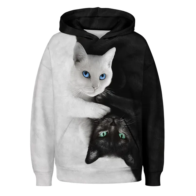 Hooded Long sleeved Sweatshirt Pullover 5 Style - Shop at LoveMi