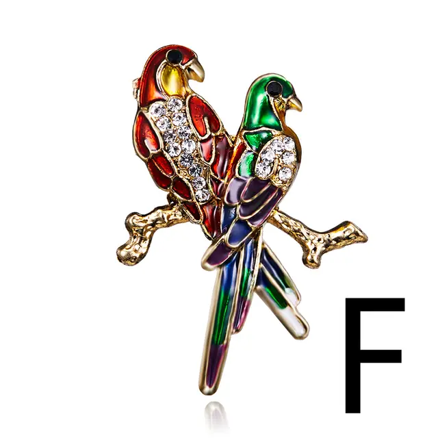 Cute Vivid Bird Brooch Pin Party Casual Badge - Shop at LoveMi