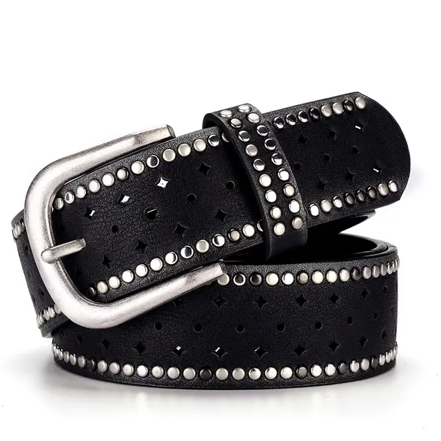 Ladies Belt Fashion Casual With Jeans Belt Trend Black - Shop at LoveMi