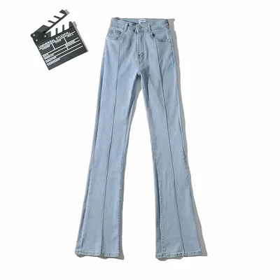 Hollow Flared Pants Sexy And Thin Blue - Shop at LoveMi