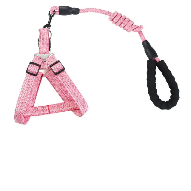EVA Reflective Pet Dog Leash Collar Set Pink - Shop at LoveMi