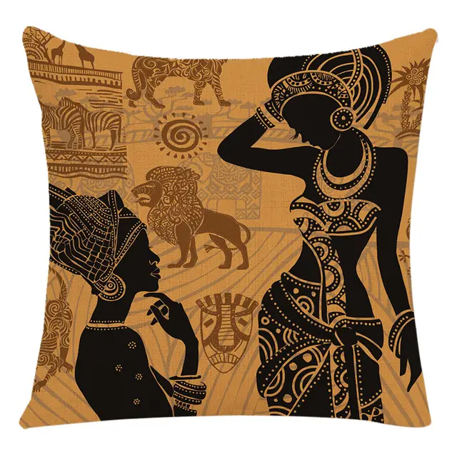 African Woman Housewares Bed Cushion Cover Car Pillow - Shop at LoveMi