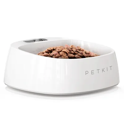 Pet Smart Weighing Bowl Cat Bowl Dog Bowl Porcelain White - Shop at LoveMi