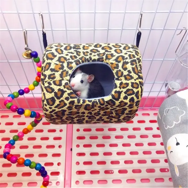 Warm Cotton Nest Hanging Hanging Nest Creative Household Squirrel Sleeping Bag Leopard - Shop at LoveMi