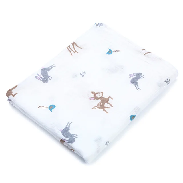 Baby Swaddling Gauze Cotton Double Layer Quilt 5No - Shop at LoveMi