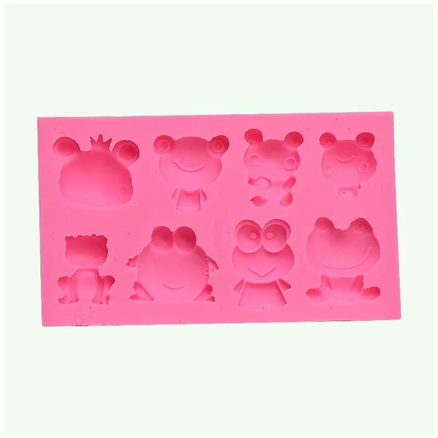 Frog Cream Cake Decoration Fondant Chocolate Biscuit Silicone Mold Pink - Shop at LoveMi