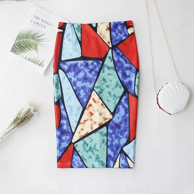 Split Sexy Bag Hip Skirt Step Pencil Photo Color - Shop at LoveMi