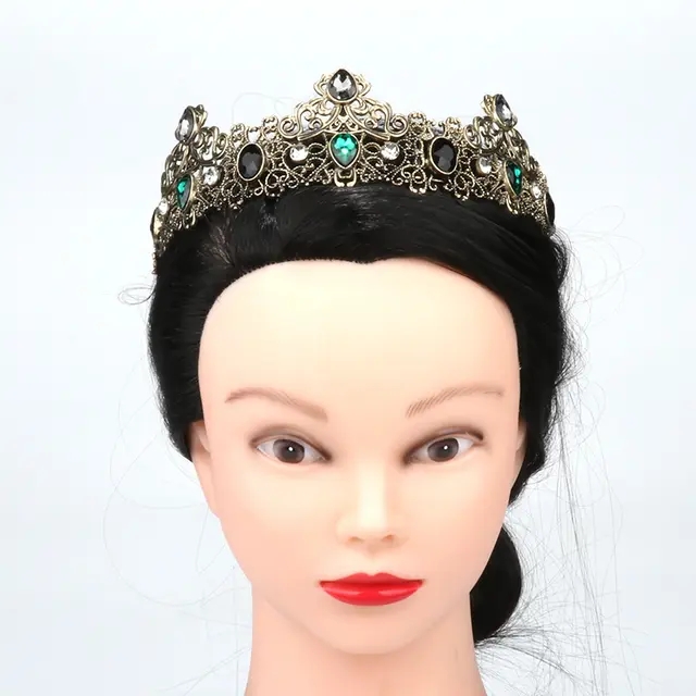 New Retro Bridal Baroque Crown Europe And America As Shown - Shop at LoveMi