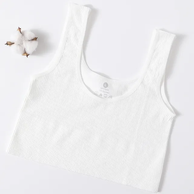 Women's Vest T shirt Tops White Summer White - Shop at LoveMi