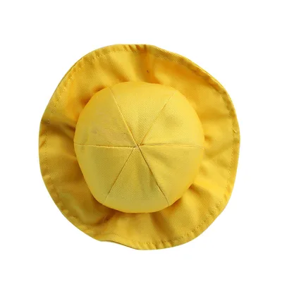 Pet Cute Fashion Plaid Sun Hat 2Yellow - Shop at LoveMi