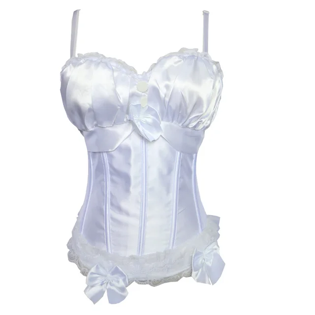 Black And White Erotic Lingeriecourt Corset White - Shop at LoveMi
