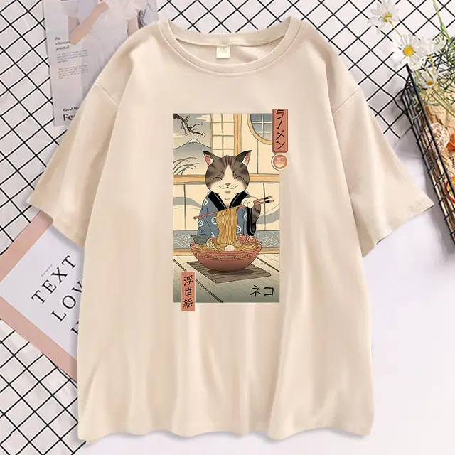 Fashion Casual Men's And Women's Short sleeved T shirt Khaki - Shop at LoveMi
