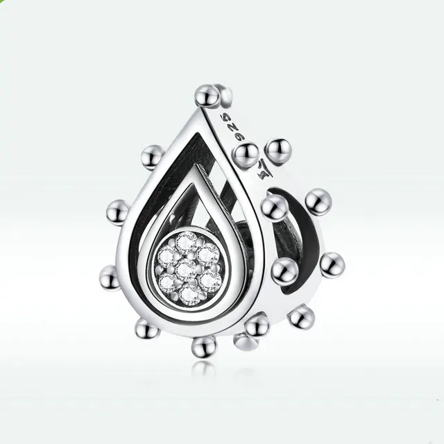 Plant Flower 925 Sterling Silver Bracelet With Accessories Silver - Shop at LoveMi