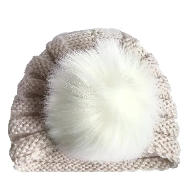 Children's Men's And Women's Baby Tire Autumn And Winter New Products Hats Beige - Shop at LoveMi