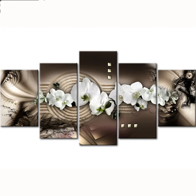 Diamond Painting Flower Orchid Multi Picture Combination Embroidery 5D Decoration - Shop at LoveMi