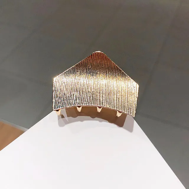 Textured Geometric Metal Bow Love Hairpin 2 Style - Shop at LoveMi