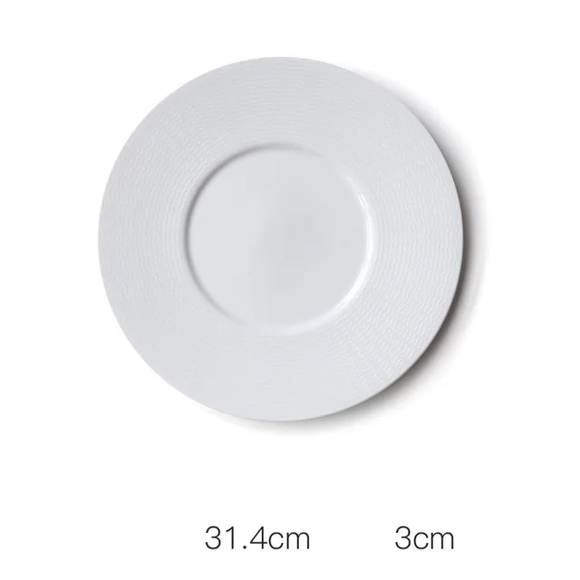 Steak Display Tray Pasta Salad Flat Plate Coffee Hotel Restaurant Style2 - Shop at LoveMi