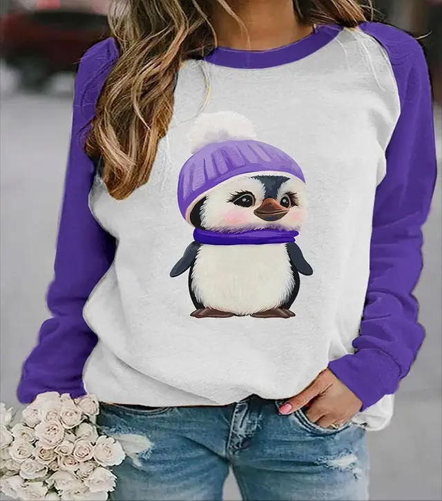 Women's Urban Casual Pullover Lively Animal Print Ladies Sweater 3 Style - Shop at LoveMi