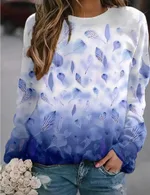 White And Blue Feathers